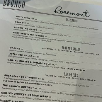 Rosemont - Menu - Delis Near Me - Charlotte, North Carolina Rosemont - Menu - Delis Near Me - Charlotte, North Carolina