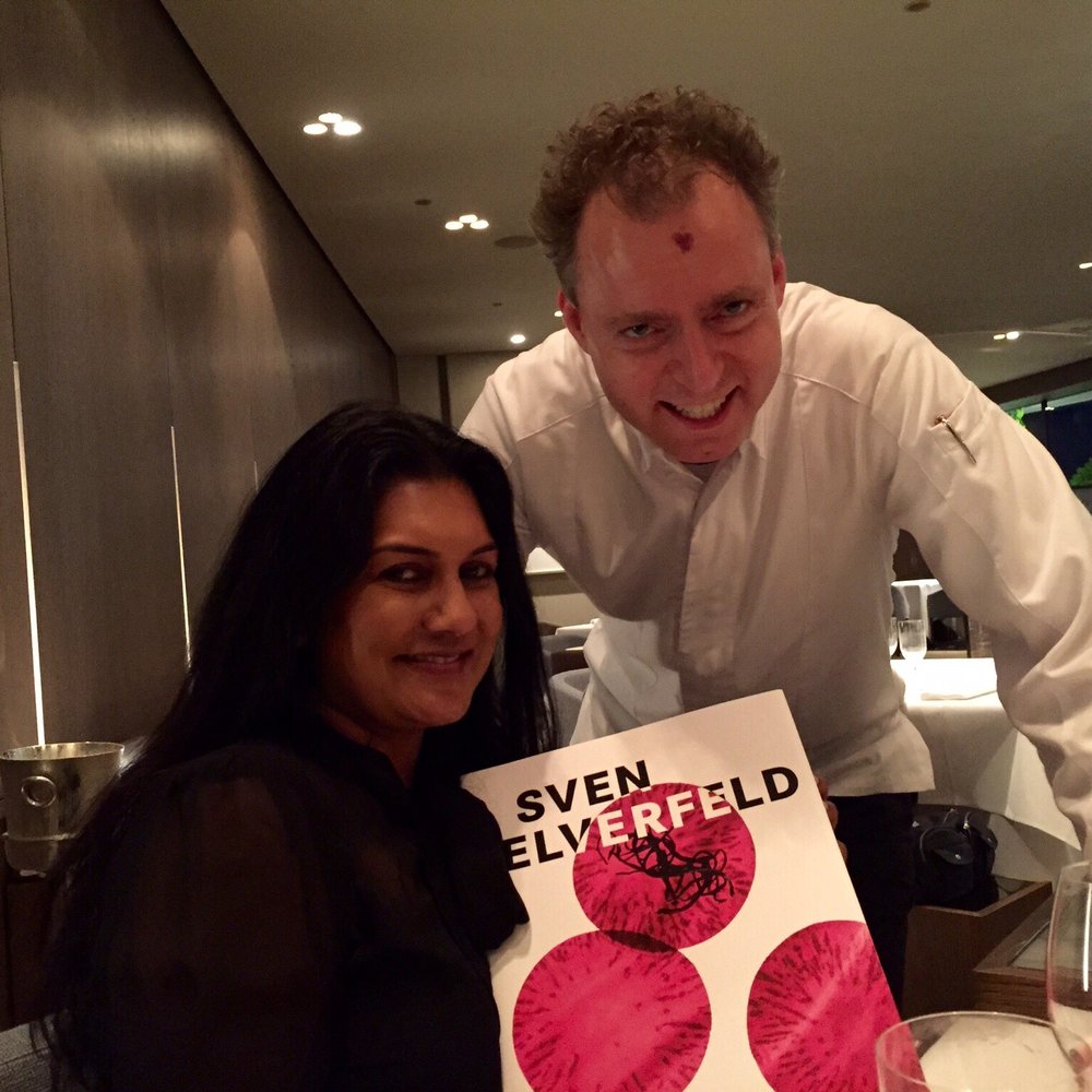 Chef Elverfeld and me at Aqua! Chef Elverfeld and me at Aqua!