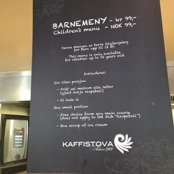 Kaffistova - children's menu - Traditional Norwegian Near Me - Oslo, 03 Kaffistova - children's menu - Traditional Norwegian Near Me - Oslo, 03
