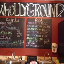 Wholly Grounds - Small bites and coffee drinks
