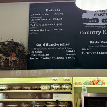 Royal Oak Farm Orchard - Menu at the restaurant - Fruits & Veggies Near Me - Harvard, Illinois