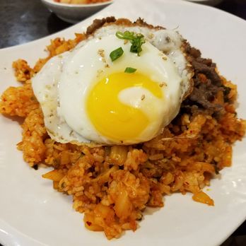 Korean Express - kimchi fried rice with bulgogi - Korean Near Me - New York, New York