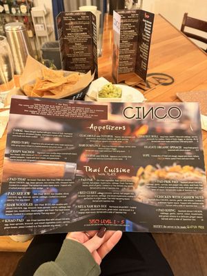 Menu photo 1 Cinco South Bend, IN