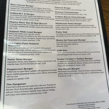 Outpost Cafe - Menu - American Near Me - Oak Hills, California