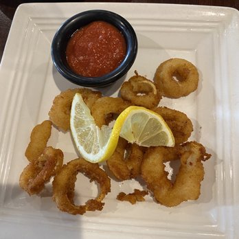 Strings Italian Cafe - Calamari appetizer. - Italian Near Me - Modesto, California
