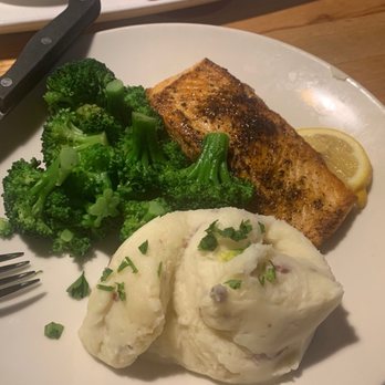 Applebee's Grill + Bar - Small Cajun Salmon - Sports Bars Near Me - Brenham, Texas