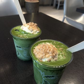 Phe - banana pudding matcha latte - Coffee & Tea Near Me - Seattle, Washington