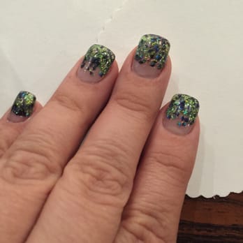NK Nails - I just wish this photo did justice to how gorgeous these actually are!  I'm a fan of NK & I will be s repeat customer! - Nail Salons Near Me - Seattle, Washington