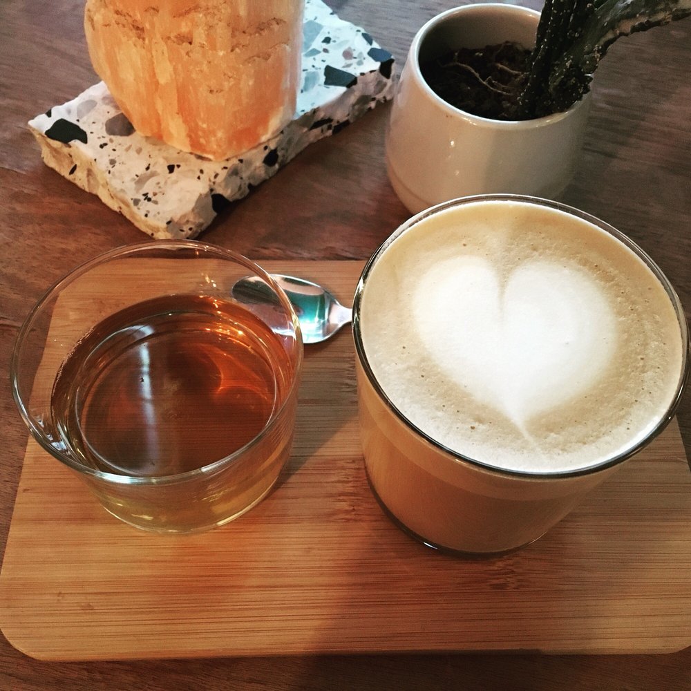 ACID - Latte and a refreshing cool white tea on the side - Bars Near Me - Zürich, ZH ACID - Latte and a refreshing cool white tea on the side - Bars Near Me - Zürich, ZH