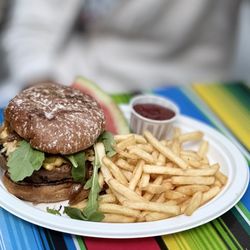 Poco Restaurant + Market - Beyond burger with fries ($15)