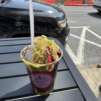 Duchess Cookies - Strawberry Dubai cup (Pistachio Dubai cup 12oz - Desserts Near Me - Easton, Pennsylvania Duchess Cookies - Strawberry Dubai cup (Pistachio Dubai cup 12oz - Desserts Near Me - Easton, Pennsylvania