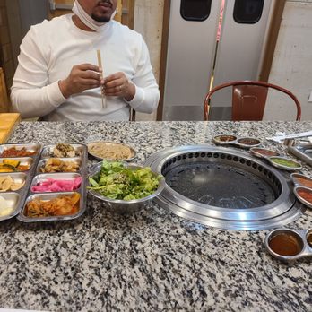 Let's Meat Kbbq - They bring out all of these as appetizers and several sauces. The salad was amazing - Korean Near Me - Charlotte, North Carolina Let's Meat Kbbq - They bring out all of these as appetizers and several sauces. The salad was amazing - Korean Near Me - Charlotte, North Carolina