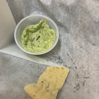 Nour Mediterranean Cafe - Freash Pita with this yummy dipping sauce. - Mediterranean Near Me - El Paso, Texas