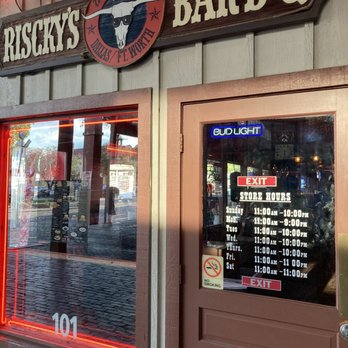 Riscky's BBQ - Entrance with hours - Barbeque Near Me - Fort Worth, Texas Riscky's BBQ - Entrance with hours - Barbeque Near Me - Fort Worth, Texas