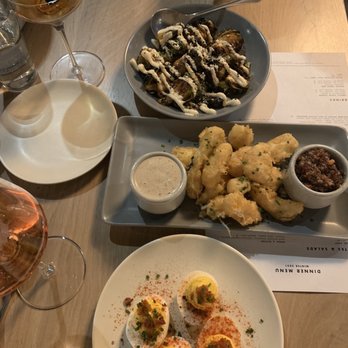 Ghostwriter Public House - Shared plates: deviled eggs, cheese curds, Brussels sprouts - New American Near Me - Johnstown, Ohio Ghostwriter Public House - Shared plates: deviled eggs, cheese curds, Brussels sprouts - New American Near Me - Johnstown, Ohio