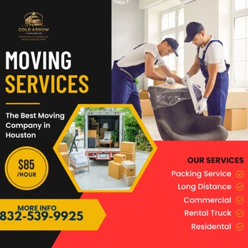 Gold Arrow Movers Services - Movers Near Me - Houston, Texas Gold Arrow Movers Services - Movers Near Me - Houston, Texas