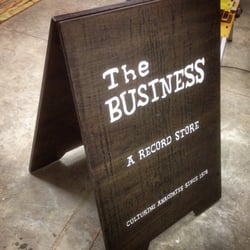 The Business - The Business' new sign, created by Industrious Industries.