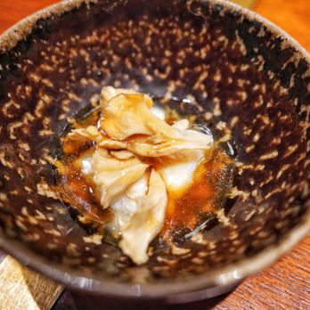 Restaurant ernst - Confit cod with dashi and rehydrated maitake and ginger oil - Modern European Near Me - Berlin, BE