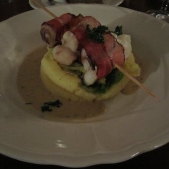 Greetje - anglerfish with bacon and mashed potatoes - Restaurants Near Me - Amsterdam, New Hampshire