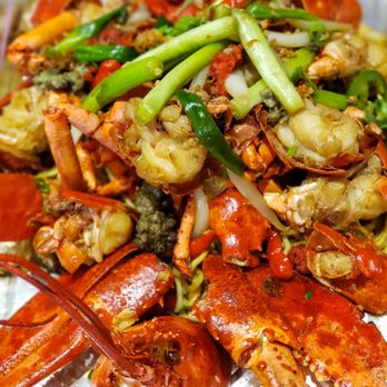 Saigon Kitchen - Lobster in XO Sauce over Long Life Noodles (What a dish name right?) - Vietnamese Near Me - San Jose, California Saigon Kitchen - Lobster in XO Sauce over Long Life Noodles (What a dish name right?) - Vietnamese Near Me - San Jose, California