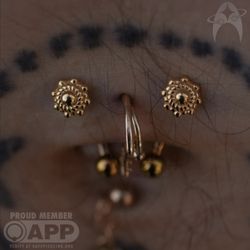 Aesthetic Ambition Piercing and Fine Jewelry - Fresh paired navel piercing