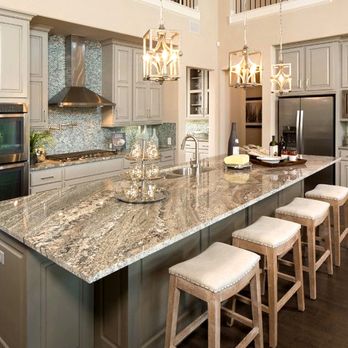 Legendary Countertops - Nevaska granite completes the look of this kitchen. - Countertop Installation Near Me - Huntsville, Alabama Legendary Countertops - Nevaska granite completes the look of this kitchen. - Countertop Installation Near Me - Huntsville, Alabama