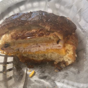 Bodega Cafe - Turkey and cheddar croissant.. yummy! - Coffee & Tea Near Me - Virginia Beach, Virginia