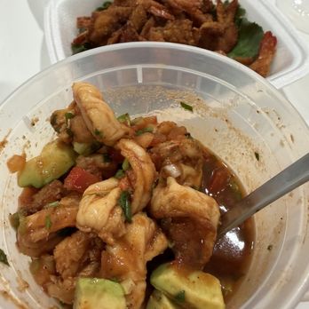 La Caravana - Shrimp cocktail with avocado. - Salvadoran Near Me - Pasadena, California