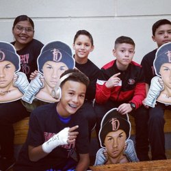 Legendz Fitness & Training Center - Ty before winning his fight at the Silver gloves championship
