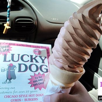 The Lucky Dog - Twist Cone - Burgers Near Me - Melrose Park, Illinois