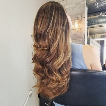 Salon Red - Arcadia - Loving this "bronde" color and blowout on this amazing woman - Hair Salons Near Me - Phoenix, Arizona