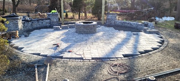 Patio with fire pit - Remodel patio with fire pit. Patio with fire pit - Remodel patio with fire pit.