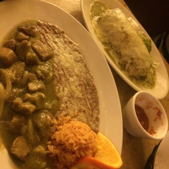 Los Compadres - Chile verde and a chicken super burrito with green salsa. - Mexican Near Me - Norwalk, California Los Compadres - Chile verde and a chicken super burrito with green salsa. - Mexican Near Me - Norwalk, California