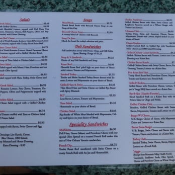 Gazebo Creekside Cafe - menu, May 2016 - Cafes Near Me - Franklin, North Carolina