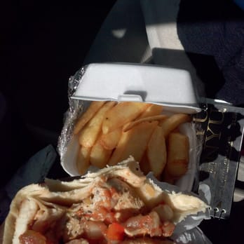 Trio Deli - Ckn Fajita wrap no queso (cheese) &side of fries + free h2O or water ..Did the job :-) - Delis Near Me - Farmingdale, New York Trio Deli - Ckn Fajita wrap no queso (cheese) &side of fries + free h2O or water ..Did the job :-) - Delis Near Me - Farmingdale, New York