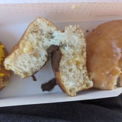 Krispy Kreme - The miniscule Boston cream filled