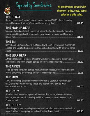 Menu photo 5 CC's Cafe and Catering Denver, NC
