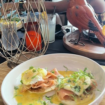 Deluxe Fun Dining - Salmon Eggs Benedict - Bars Near Me - Charlotte, North Carolina Deluxe Fun Dining - Salmon Eggs Benedict - Bars Near Me - Charlotte, North Carolina