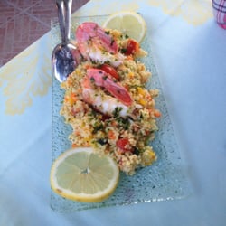 Saltara - Couscous and langoustine