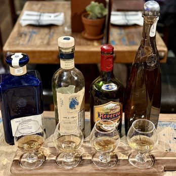 Fish Gaucho - Extra añejo tequila flight they made for us. - Mexican Near Me - Paso Robles, California Fish Gaucho - Extra añejo tequila flight they made for us. - Mexican Near Me - Paso Robles, California
