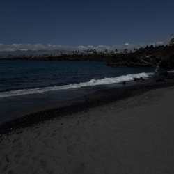 49 Black Sand Beach - Black sand beach