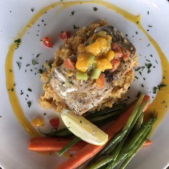 Górliz - Mahi-mahi with Saffron Rice & Mango Sauce - Spanish Near Me - Cebu City, CEB