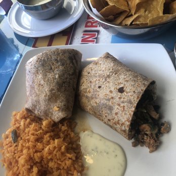 Mi Cancun - California burrito. I added cheese dip. - Mexican Near Me - Morrisville, North Carolina Mi Cancun - California burrito. I added cheese dip. - Mexican Near Me - Morrisville, North Carolina