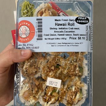 Intown Sushi - Hawaii Roll (from fridge) - Sushi Bars Near Me - Minneapolis, Minnesota Intown Sushi - Hawaii Roll (from fridge) - Sushi Bars Near Me - Minneapolis, Minnesota