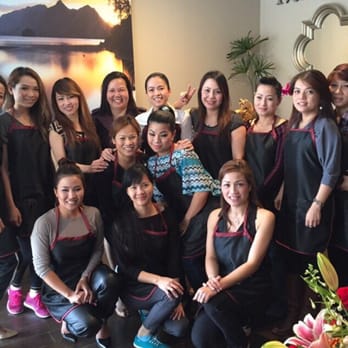 Yvonne's Nails - She was the in the front middle with bangs and blue shoes. - Nail Salons Near Me - Fremont, California