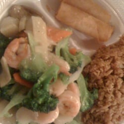 Broccoli & Shrimp, combo, $5.15