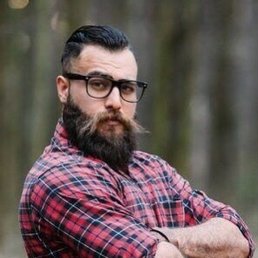 Looking dashing after my cut and beard trim