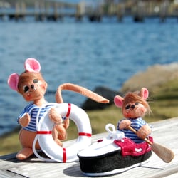 Annalee Dolls - "Lakeside" and "Skipper" Mice Assembled in America