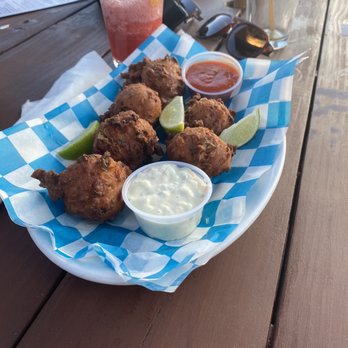 Sundowners - Conch Fritters - Seafood Near Me - Key Largo, Florida Sundowners - Conch Fritters - Seafood Near Me - Key Largo, Florida