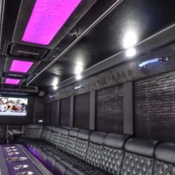 Lux Dryve - The inside of party bus